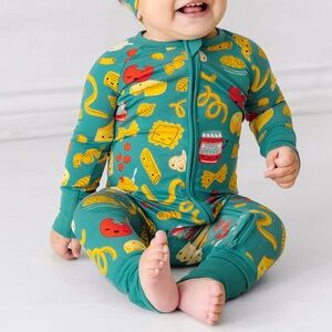 Little Sleepies Pasta Party Onesie Pajamas